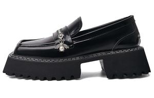 Лоферы женские с низким верхом, белый Stooshe