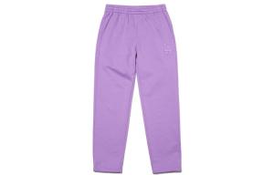 Вязаные спортивные брюки унисекс фиолетовые MLB
