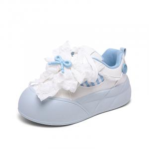 Женские кроссовки Cob Height с амортизацией и низким верхом Cobx, White Blue