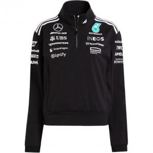 Adidas Толстовка MERCEDES AMG PETRONAS F1 TEAM SS25 Motorsport женская Black/White