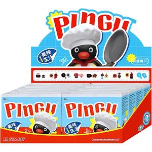 Коллекция плюшевых стикеров "Вкусная жизнь Пингу" мистические боксы одиночный мистический бокс/полный набор 8 шт X11 SPACE