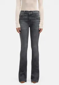 Джинсы-Клеш без прямого кроя 7 For All Mankind, Black