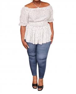 Топ Chose Me Dotted в кремовом цвете ANDREE BY UNIT