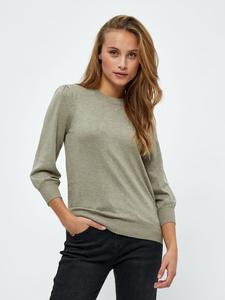 Свитер в цвете древесный дымчатый меланж minus