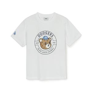 MLB KIDS Футболка Los Angeles Dodgers SS25 белая для детей 3-7 лет