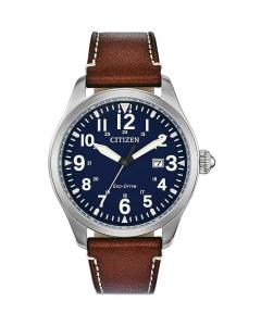 Часы Citizen Eco-Drive Garrison Weekender, 42 мм, синий