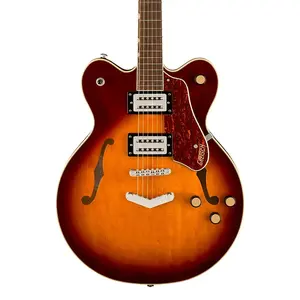 Gretsch G2622 Streamliner с центральным блоком, двойной вырез, с V-Stoptail, цвет Forge Glow