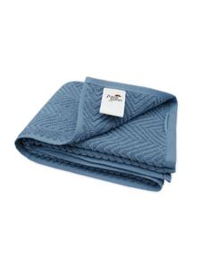 Framsohn Комплект из 2 штук: Органическое полотенце для душа из витой махровой ткани "OCEAN" цвета "Ниагара" - (Д) 150 x (Ш) 75 см