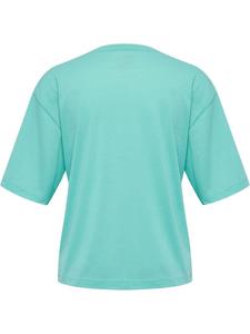 Футболка Mt Vanja Boxy Short T-Shirt синего цвета Hummel