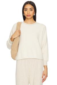 Толстовка с наружными швами crewneck Perfectwhitetee, oatmeal