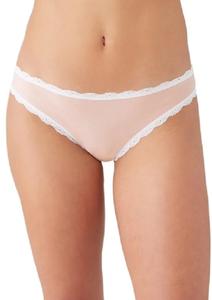 Бикини низ с ажурными вставками в дымчато-розовом Wacoal