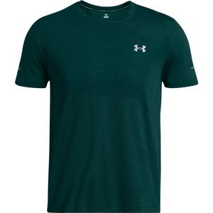 Мужской бесшовный топ Stride с коротким рукавом Under Armour, бирюзовый