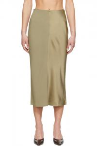 Прямая юбка миди Ami Paris, цвет ash