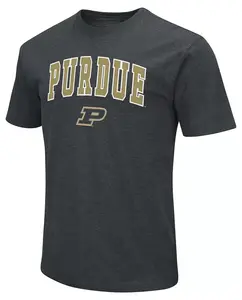 Мужская черная футболка Colosseum Purdue Boilermakers