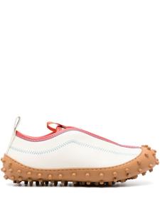 Кеды с декоративной строчкой Sunnei, нейтральный цвет