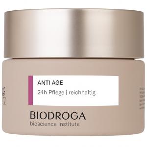 Крем для лица anti age 24h pflege reichhaltig Biodroga, объем 50 мл