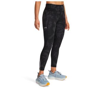 Женские леггинсы с принтом на щиколотке - беговые леггинсы Under Armour, черный