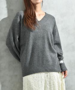 7G трикотажная футболка с V-образным вырезом