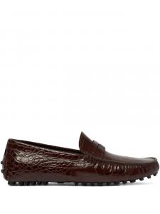 Кожаные мокасины Scarosso, коричневый