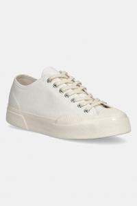 Кроссовки Works low cut из хлопкового холста Superga, белый