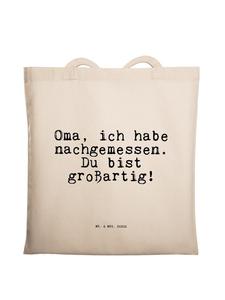Сумка-шоппер, Бабушка, я измерил ее... поговоркой в сливках. Mr. & Mrs. Panda
