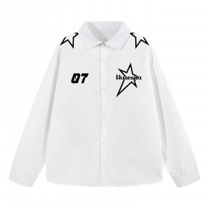 Рубашка Unisex Lapel Moderate HUANQIU, белый