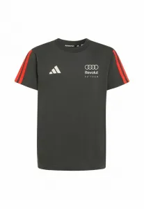 Футболка audi с принтом днк команды формулы-1 Adidas Performance, Utility Black