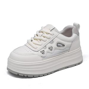 Spider King Низкие женские кроссовки для скейтбординга бежево-серого цвета