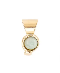 Подвеска из сплава металла с позолотой и серебром, с камнем Unode50, gold