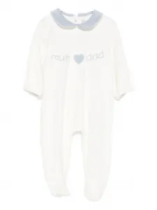 Вышитый боди для новорождённых La Stupenderia, белый