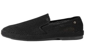 Женская повседневная обувь унисекс с низким верхом черного цвета Rivieras