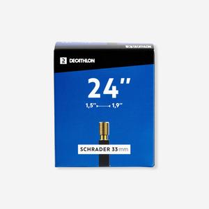 Внутренняя трубка клапана Шредера 24 дюйма, от 1,5 до 1,9 дюйма Decathlon