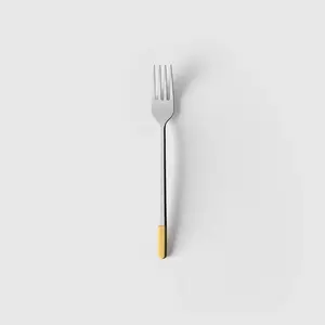 Вилка десертная Villeroy & Boch Ella, нержавеющая сталь/золотой