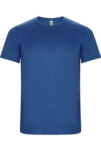 Футболка спортивная Roly Imola с короткими рукавами, синий