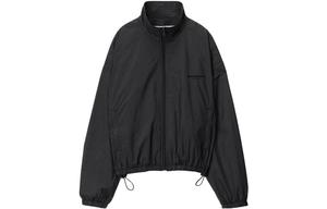 Куртка спортивная в полоску Alexander Wang, черная