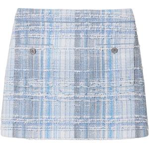 Короткая юбка Casual Karl Lagerfeld SS25 KARL LAGERFELD / Karl Lagerfeld Jeans, синий