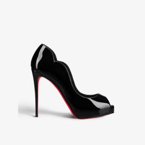 Лакированные босоножки на каблуке Hot Chick Alta 120 Christian Louboutin, черный