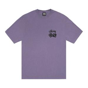 Футболка Stussy Dice Tee Pigment Dyed, Grape