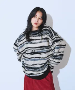 Случайный пуловер с каймой Jeanasis, цвет Black (09)