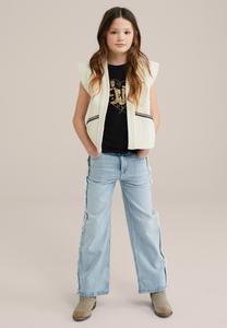 Футболка с принтом WE Fashion, черный