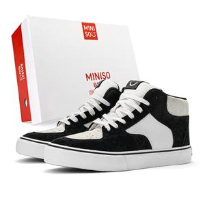 MINISO Кроссовки для скейтбординга унисекс, средний размер, белый, черный/белый, серый/бежевый, коричневый/синий