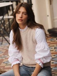 Майка со стежком morgan moss NRBY, цвет Oatmeal