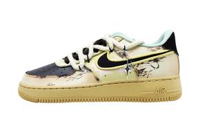Nike Air Force 1 устойчивые к скольжению износостойкие низкие детские скейтбординг кроссовки dark brown для подростков