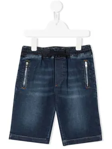 Джинсовые шорты с кулиской Dolce & Gabbana Kids, синий
