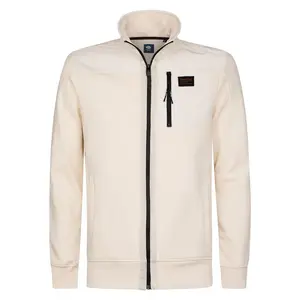 Толстовка Petrol Industries M-3050-SWC323 на молнии, бежевый