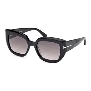 TOM FORD Кошачий глаз солнцезащитные очки Frame, Black