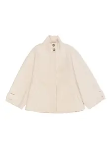 Жакет А-силуэта с высоким воротником Bimba Y Lola, нейтральный