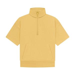 Толстовка Fear of God Essentials Kids Half Zip French Terry Mockneck, Light Tuscan