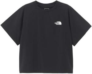 Детская футболка с коротким рукавом The North Face NPJ22472, модель для детей, с высоким голенищем, черный