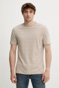 Футболка с добавлением льна Marc O'Polo, коричневый